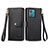 Leather Case Stands Flip Cover Holder S15D for Motorola Moto G84 5G