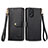 Leather Case Stands Flip Cover Holder S15D for Oppo A18