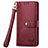 Leather Case Stands Flip Cover Holder S15D for Samsung Galaxy S22 Ultra 5G