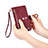 Leather Case Stands Flip Cover Holder S15D for Samsung Galaxy S22 Ultra 5G