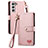 Leather Case Stands Flip Cover Holder S15D for Samsung Galaxy S23 5G