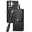 Leather Case Stands Flip Cover Holder S15D for Samsung Galaxy S23 Ultra 5G