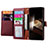 Leather Case Stands Flip Cover Holder S15D for Samsung Galaxy S24 5G