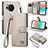 Leather Case Stands Flip Cover Holder S15D for Sharp Aquos R8