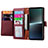 Leather Case Stands Flip Cover Holder S15D for Sony Xperia 1 V