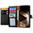 Leather Case Stands Flip Cover Holder S15D for Xiaomi Mi 13T 5G