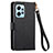 Leather Case Stands Flip Cover Holder S15D for Xiaomi Redmi Note 12 4G