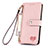 Leather Case Stands Flip Cover Holder S16D for Samsung Galaxy S24 Ultra 5G