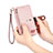 Leather Case Stands Flip Cover Holder S16D for Samsung Galaxy S24 Ultra 5G