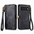 Leather Case Stands Flip Cover Holder S17D for Google Pixel 6 Pro 5G