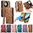 Leather Case Stands Flip Cover Holder S17D for Huawei Mate 60