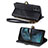 Leather Case Stands Flip Cover Holder S17D for Motorola Moto G14