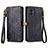 Leather Case Stands Flip Cover Holder S17D for Motorola Moto G14