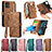 Leather Case Stands Flip Cover Holder S17D for Motorola Moto G14