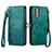 Leather Case Stands Flip Cover Holder S17D for Nokia G400 5G