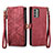 Leather Case Stands Flip Cover Holder S17D for Nokia G400 5G