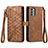 Leather Case Stands Flip Cover Holder S17D for Nokia G400 5G