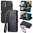 Leather Case Stands Flip Cover Holder S17D for Nokia G400 5G