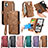 Leather Case Stands Flip Cover Holder S17D for Nothing Phone 2