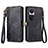 Leather Case Stands Flip Cover Holder S17D for Oppo Reno10 5G