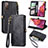 Leather Case Stands Flip Cover Holder S17D for Samsung Galaxy S20 FE (2022) 5G