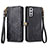 Leather Case Stands Flip Cover Holder S17D for Samsung Galaxy S21 FE 5G