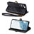 Leather Case Stands Flip Cover Holder S17D for Samsung Galaxy S22 5G