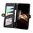 Leather Case Stands Flip Cover Holder S17D for Samsung Galaxy S24 5G