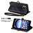 Leather Case Stands Flip Cover Holder S17D for Sharp Aquos R8