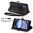 Leather Case Stands Flip Cover Holder S17D for Sharp Aquos R8s