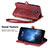 Leather Case Stands Flip Cover Holder S17D for Sharp Rouvo V