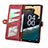 Leather Case Stands Flip Cover Holder S18D for Nokia G400 5G