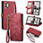 Leather Case Stands Flip Cover Holder S18D for Nothing Phone 2