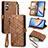 Leather Case Stands Flip Cover Holder S18D for Samsung Galaxy A34 5G