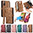 Leather Case Stands Flip Cover Holder S18D for Samsung Galaxy S20 FE 4G