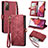 Leather Case Stands Flip Cover Holder S18D for Samsung Galaxy S20 FE 4G