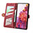 Leather Case Stands Flip Cover Holder S18D for Samsung Galaxy S20 FE 4G