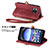 Leather Case Stands Flip Cover Holder S18D for Sharp Aquos R8