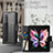 Leather Case Stands Flip Cover Holder SD1 for Samsung Galaxy Z Fold5 5G