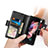 Leather Case Stands Flip Cover Holder SD1 for Samsung Galaxy Z Fold5 5G