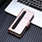 Leather Case Stands Flip Cover Holder SD2 for Samsung Galaxy Z Fold5 5G Rose Gold