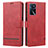 Leather Case Stands Flip Cover Holder SY1 for Oppo A16 Red