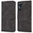 Leather Case Stands Flip Cover Holder SY1 for Oppo Reno8 T 4G Black