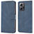 Leather Case Stands Flip Cover Holder SY1 for Xiaomi Redmi Note 12 4G Blue