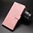 Leather Case Stands Flip Cover Holder SY3 for Google Pixel 6 Pro 5G Pink