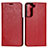 Leather Case Stands Flip Cover Holder T01D for Samsung Galaxy S21 5G