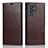 Leather Case Stands Flip Cover Holder T01D for Samsung Galaxy S22 Ultra 5G