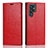 Leather Case Stands Flip Cover Holder T01D for Samsung Galaxy S22 Ultra 5G