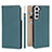 Leather Case Stands Flip Cover Holder T02D for Samsung Galaxy S21 5G