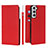 Leather Case Stands Flip Cover Holder T02D for Samsung Galaxy S22 5G